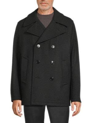 Michael Kors Birmingham Wool Blend Peacoat on SALE 